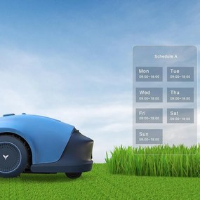 Robot de tuns gazon/iarba HOOKII Neomow S, Pentru până la 1000 m², 60 dB, Wi-Fi, 4G, Bluetooth, Autonomie pana la 120 min, Albastru