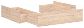 Sertare sub pat Nepo Plus 160 cm (stejar sonoma) (3ks). 1098333