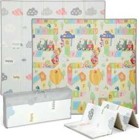 AIYAPLAY Covoraș pentru copii cu literele alfabetului și suprafață impermeabilă din XPE, multicolor, 194x176.5x1.5 cm | Aosom Romania