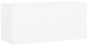 Dulap de chiuveta, alb, 100x38,5x45 cm, PAL Alb, Dulap pentru chiuveta, 1