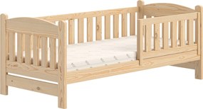 Pat copii din lemn cu sertare Alvins 90x180 - pin