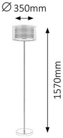 Rabalux 2633 - Lampadar ANASTASIA E27/60W