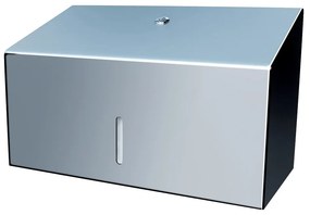 Tava pentru prosoape de hartie pliate Merida Stella Mini, otel inoxidabil lucios