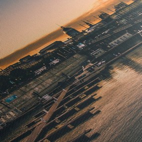 Tablou - orașul port (90x60 cm)