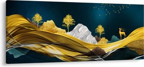 Tablou - Peisaj, cerb (120x50 cm)