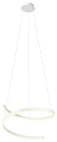 Redo 01-4013 - Pendul LED reglabil pe cablu SCROLL LED/38W/230V, alb