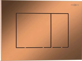 Mexen Tex 02 buton de spălare, aur roz lucios - 6102-09