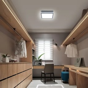 Corp de iluminat LED de exterior cu senzor Brilagi BENE LED/24W/230V 26x26 cm IP54