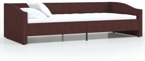337231 vidaXL Pat de zi, violet, 90x200 cm, textil, USB