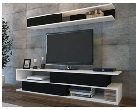 Mobila Living SIMS Negru/Alb