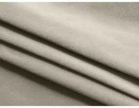 Canapea bej extensibilă/cu spațiu de depozitare cu tapițerie din catifea 238 cm Kapua – Makamii