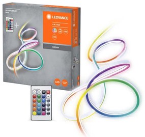 Bandă LED RGBW dimabilă NEON FLEX 2,1m LED/4W/5V Ledvance + telecomandă
