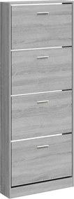 vidaXL Pantofar, gri sonoma, 59x17x150 cm, lemn prelucrat