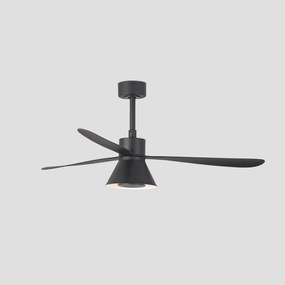 Lustra cu Ventilator si telecomanda AMELIA L CONE LED negru