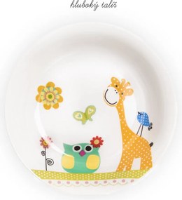 Set 3 articole veselă din porțelan pentru copii Orion Žirafa