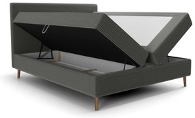 Pat de o persoană 120 cm Napoli Bonell (verde închis) (cu somieră, cu sp. depozitare). 1082440