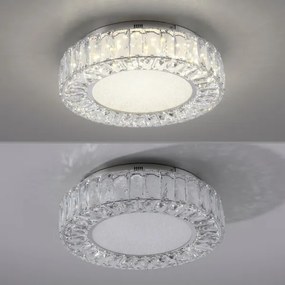 JUST LIGHT. 15221-17 - Plafonieră LED KULUNKA LED/32W/230V crom