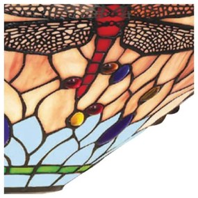 Searchlight 1289-16 - Lustr Tiffany DRAGONFLY 3xE14/40W/230V pr.