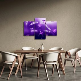 Tablou - Lunca cu fluturi (90x60 cm)