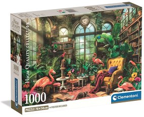 Colorat Library Seră 1000 buc Compact Puzzle Clementoni