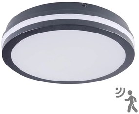 Corp de iluminat LED de exterior cu senzor Brilagi BENE LED/24W/230V d. 26 cm IP54