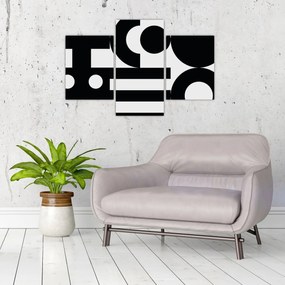 Tablou - Abstracție geometrică N⁰3 (90x60 cm)