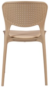TODO Bej (Cappuccino) cu pernă bej - SCAUN MODERN PENTRU BUCĂTĂRII, GRĂDINI, CAMERE DE CAFEA (FIXE)