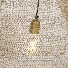 Lampă suspendată orientală aurie 60 cm - Nidum