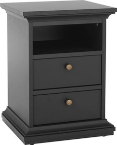Noptiera PARIS 70302, gri antracit, DTD laminat, 44x40x59 cm