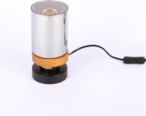 Lampă de masă FINCA 1xE27/40W/230V metal/lemn Globo 15557T