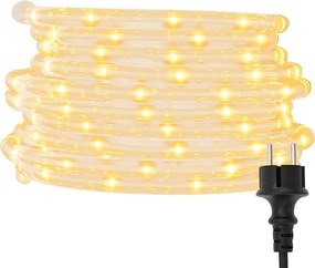 vidaXL Cablu luminos cu 120 LED-uri, alb cald, 5 m, PVC