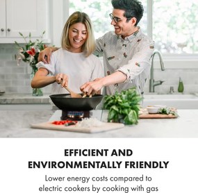 Klarstein Goldflame Domino, plită pe gaz, 4 arzătoare, arzătoare din alamă, sticlă ceramică