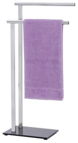 WENKO LAVA 22090100 - Suport pentru prosoape, 42 x 81 cm, inox/argintiu/negru