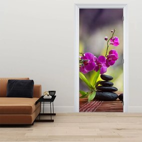 Fototapet pentru ușă - SPA and stones (95x205cm)