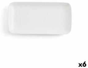 Platou pentru servire ariane vital coupe dreptunghiular ceramică alb (28 x 14 cm) (6 unități)