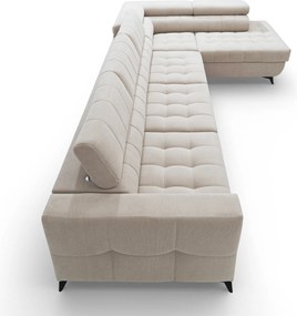 Colțar extensibil pentru dormit Nardo Maxi dreapta - plus bej Pretty 03