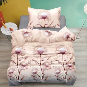 Lenjerie de pat din bumbac ELARINE bej Dimensiune lenjerie de pat: 70 x 90 cm | 140 x 200 cm