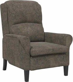 vidaXL fotoliu Gri închis 76 x 94 x 102 cm Piele artificială