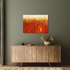 Tablou pe sticlă cu abstracție pictată (70x50 cm)