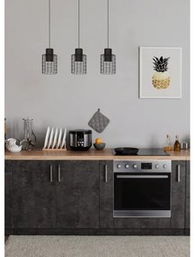 Lustră pe cablu MILLIGAN 3xE27/40W/230V neagră Eglo 43626
