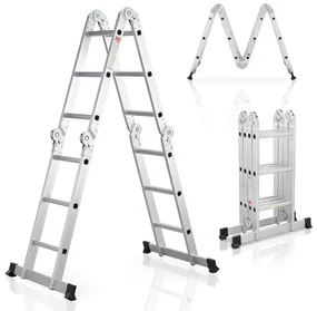 Juskys Scara multifuncțională din aluminiu 360 cm