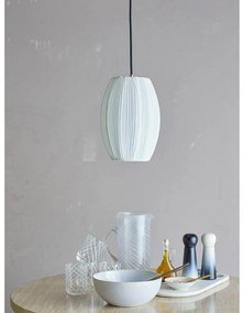 Lustră albă cu abajur textil ø 21 cm Pica – Bloomingville