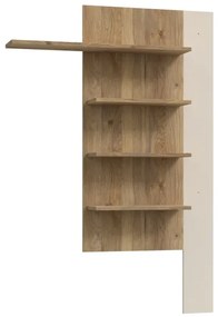 Poliță de perete INAR, stejar/bej