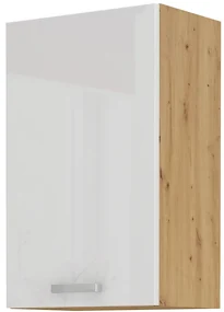 Dulap superior de bucătărie Arryn 45 G-72 1F (stejar artisan + alb lucios). 1024684