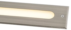 Spot modern de sol din oțel 30 cm cu LED inclus IP65 - Eline