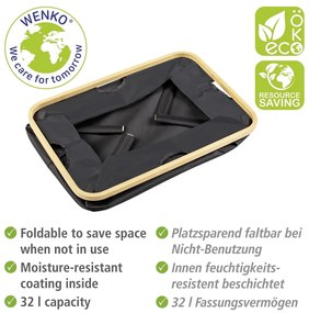 Coș de rufe din material textil 32 l Ecori – Wenko