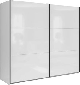 Dressing TETRIX, alb lucios, PAL, cu 2 usi, 220x60x196 cm