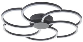 Plafonieră LED Brilliant FICO LED/32W/230V d. 65 cm negru