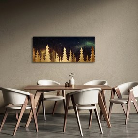 Tablou - Noapte de aur (120x50 cm)