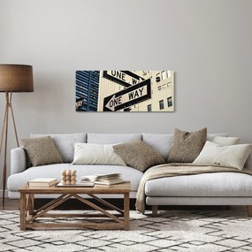 Tablou - New York ONE WAY (120x50 cm)